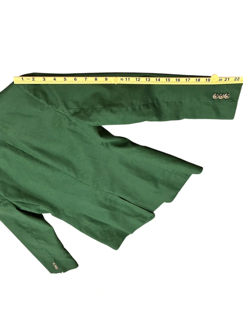 J. Crew Factory Women’s Green Refined linen-blend blazer Preppy Classic Size 4